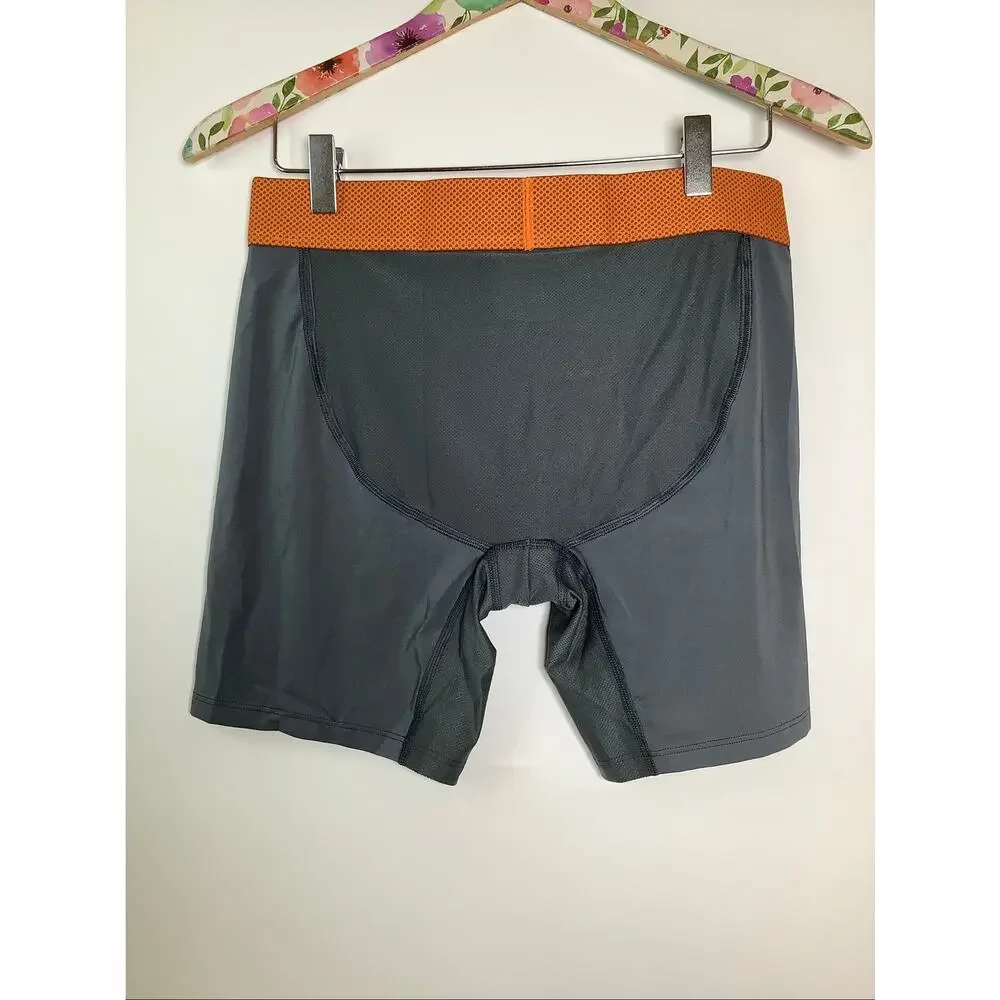 Tommy John Men's Medium Gray Orange 360 Sport Hammock Pouch Boxer Brief C4-9